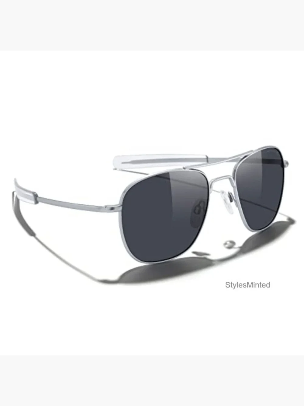 Classic Square Aviator Military Polarized Sunglasses